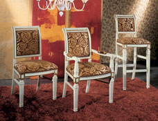 Итальянские стулья и полукресла Tiziano фабрики Bello Sedie купить в Москве