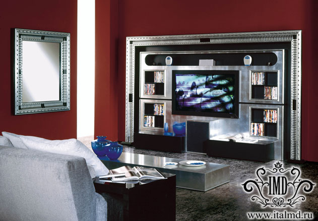 Итальянская мебель для ТВ из коллекции ART DECO фабрики VISMARA DESIGN