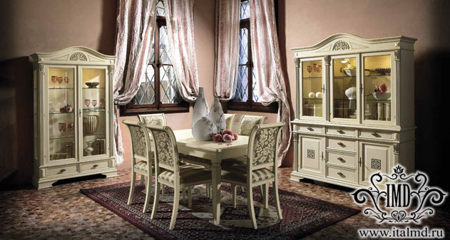 Итальянская гостиная Puccini Bianco фабрики Saoncella  купить в Москве