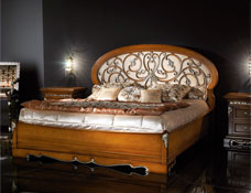 Итальянская двуспальная кровать Montalcino LQ фабрики Bakokko купить в Москве