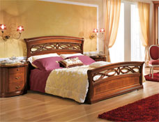 Итальянская двуспальная кровать Opera фабрика Tempor купить в Москве