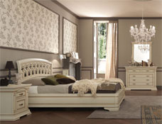 Итальянская односпальная кровать Palazzo Ducale Laccato фабрики Prama купить в Москве