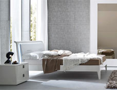 Итальянская двуспальная кровать Prisma laccato bianco фабрика Serenissima купить в Москве