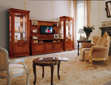 Итальянская мебель для ТВ STRADIVARI фабрики A.L.F. Group купить в Москве