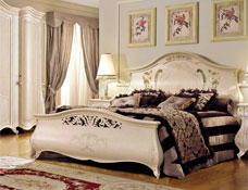 Итальянская кровать MONREALE BIANCO фабрики SIGNORINI & COCO купить в Москве
