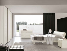 Итальянская спальня Trendy цвет Белый Ясень фабрики  SMA купить в Москве