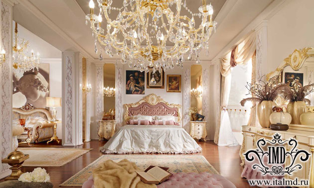 Итальянская спальня FIRENZE LACCA ANTICA фабрики BARNINI OSEO  купить в Москве