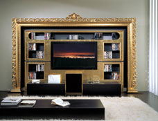 Итальянская мебель для ТВ из коллекции BAROQUE фабрики VISMARA DESIGN