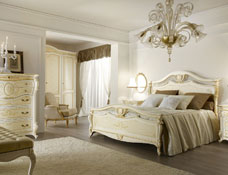Итальянская спальня CORINZIA ANTIQUARIATO BIANCO фабрики GRILLI купить в Москве