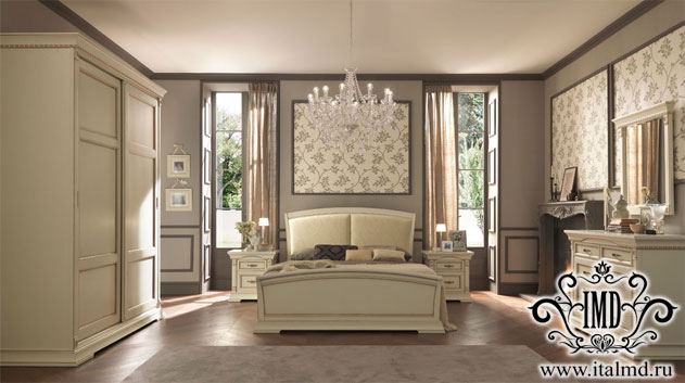 Итальянская спальня Palazzo Ducale Laccato фабрики Prama  купить в Москве